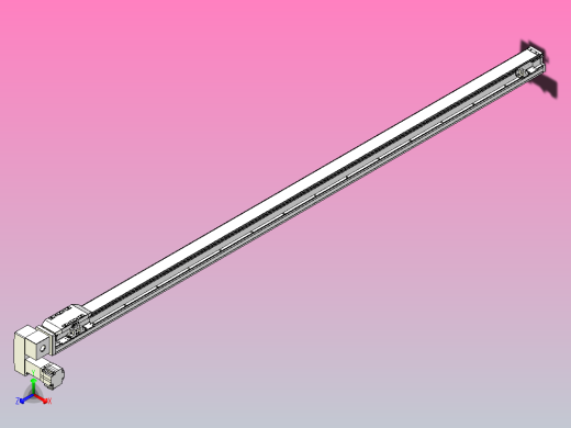 机器人皮带驱动直线轴TPA-GCB-50-P42-L1400-LP-M10-N3