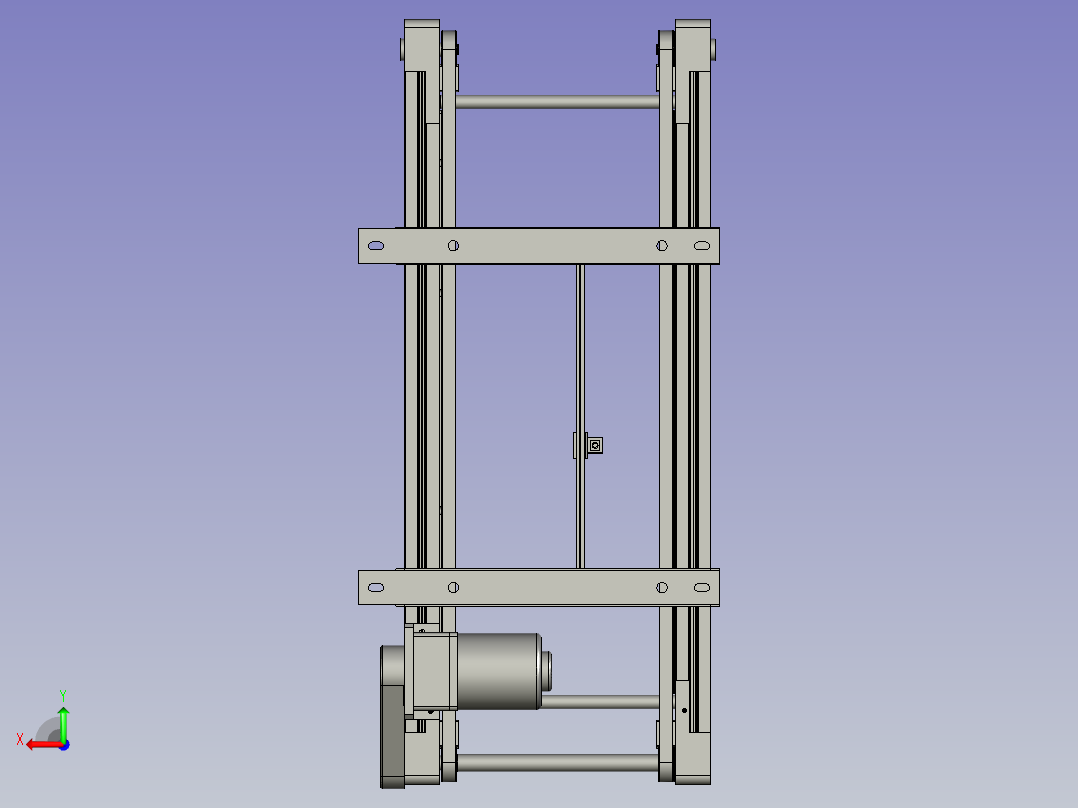 载具回流输送线后视图
