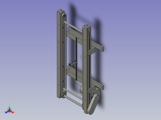 载具回流输送线正等轴测缩略图