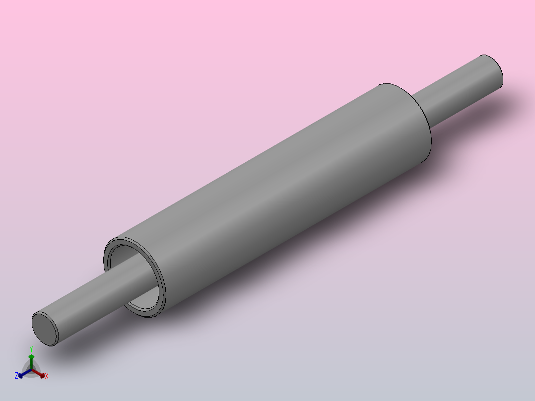 标准型微型滚珠衬套导向轴组件_LSRS-3-50-30-15-A正等轴测图