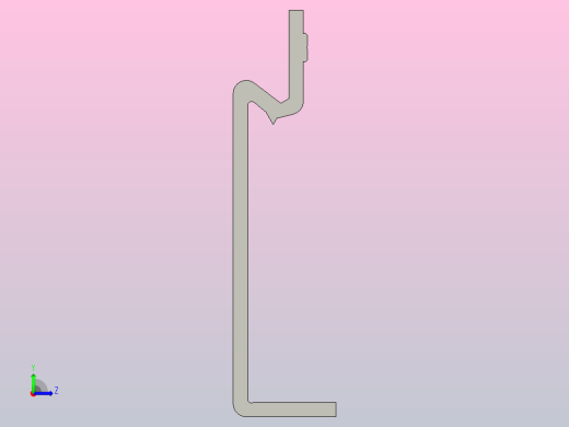 YLCT21X140X60-C1通用型梁支撑架左视缩略图