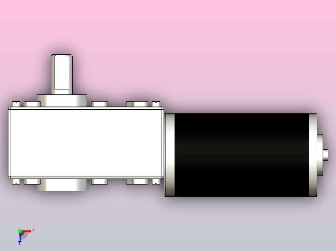 5840-31ZY微型减速电机[5840-31ZY-200K]俯视图