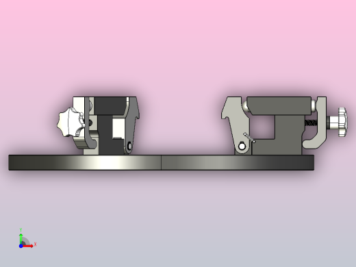 夹具-397 后部夹紧夹具前视缩略图