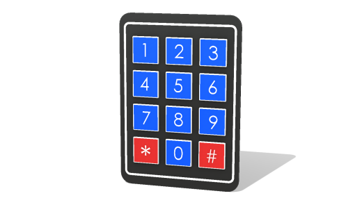 4X3矩阵键盘（12键）缩略图