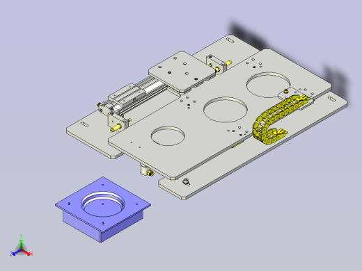一种移动式激光标识器3D图纸