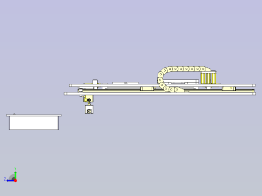 一种移动式激光标识器3D图纸右视缩略图