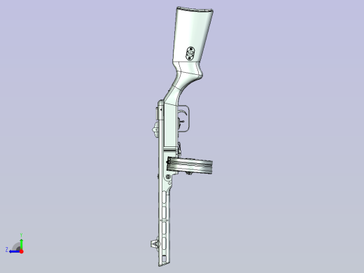 PPSh41 Submachine Gun二战苏联造波波沙冲锋枪右视缩略图