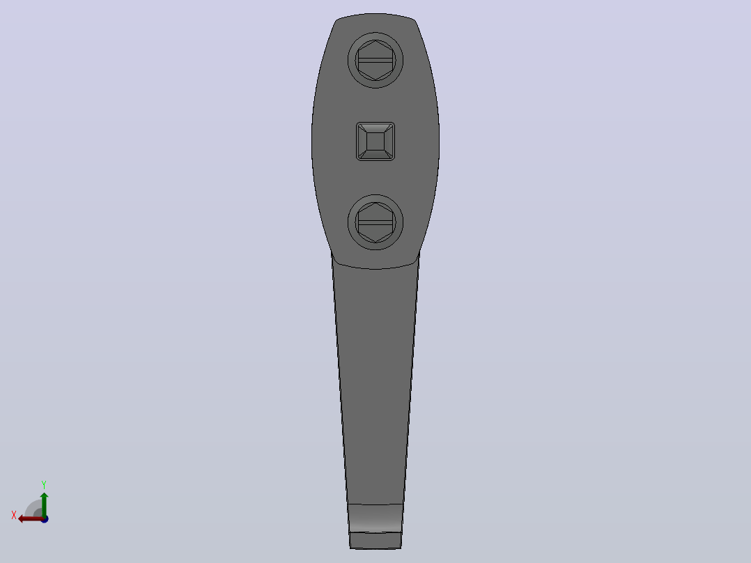 MS315[MS315-2]把手锁后视图