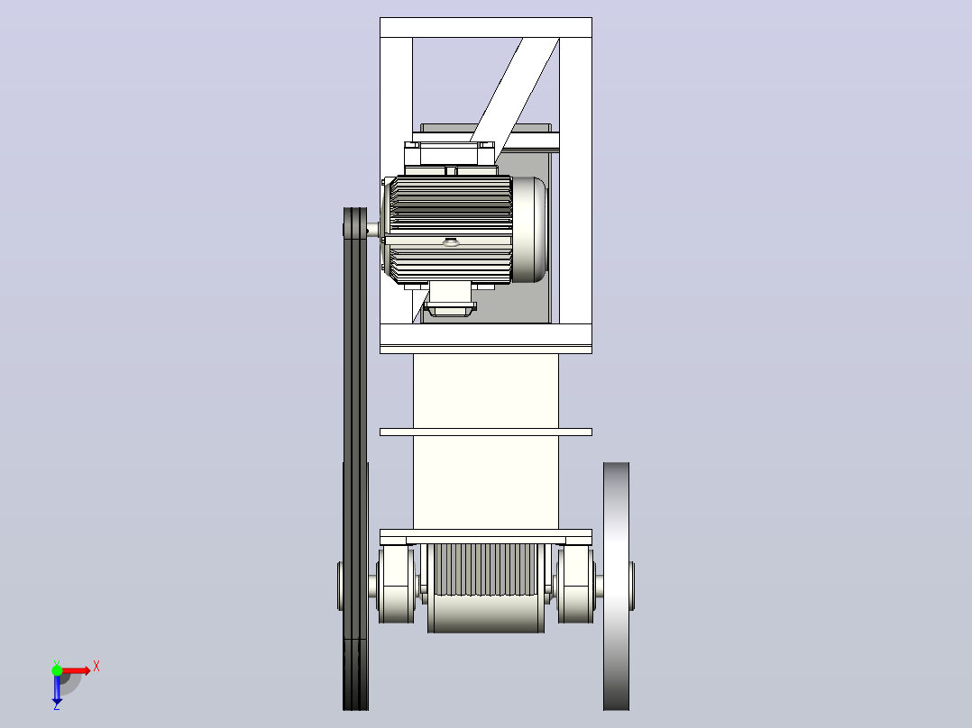 煤矿颚式破碎机jaw-crusher-20832-模型格式为 inventor俯视图