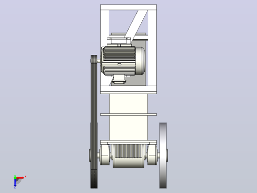 煤矿颚式破碎机jaw-crusher-20832-模型格式为 inventor俯视缩略图