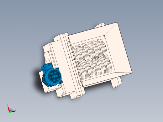 塑料破碎机零件装配图plastic-crusher-machine-1832-模型格式为 sw
