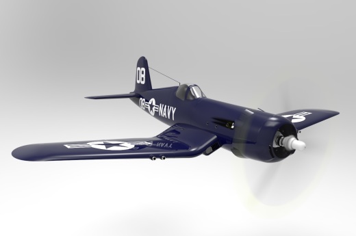 f4u-5n-corsair-vought CATIA STP IGS飞机缩略图