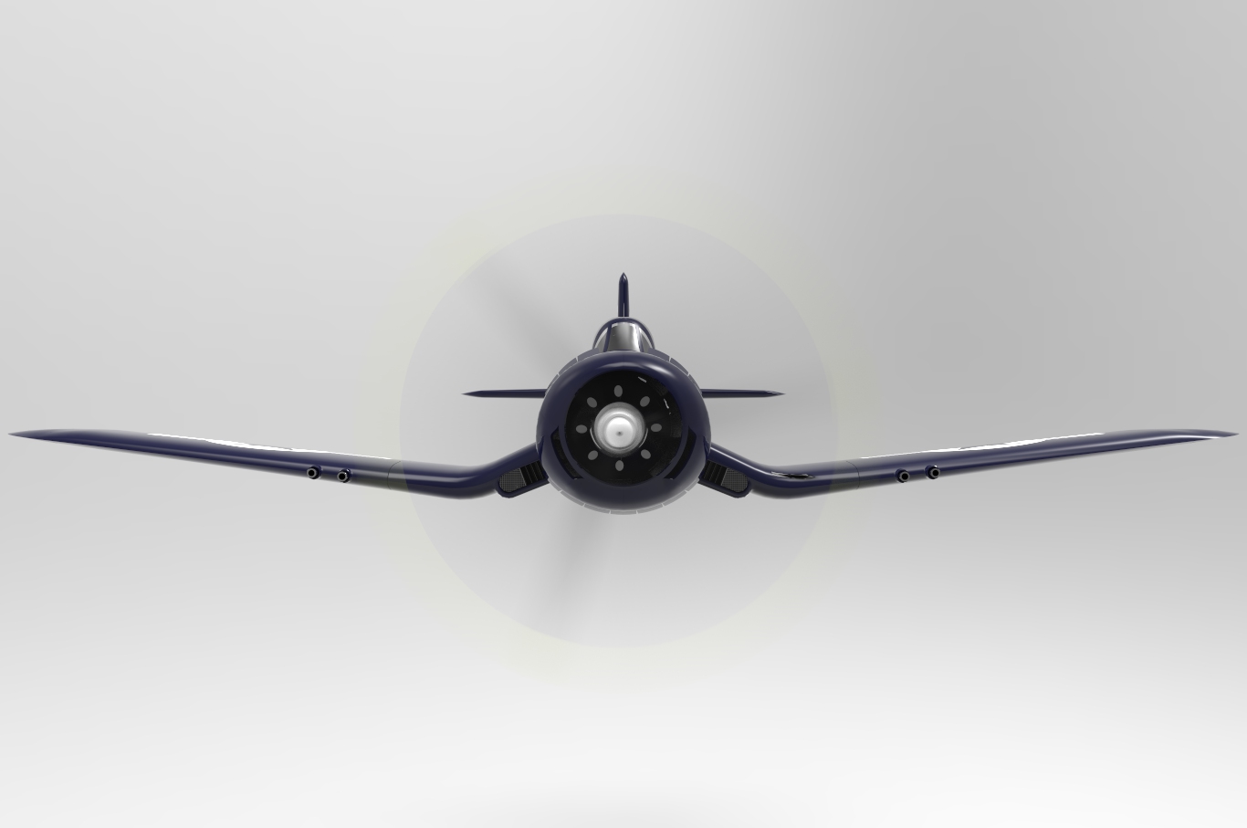 f4u-5n-corsair-vought CATIA STP IGS飞机