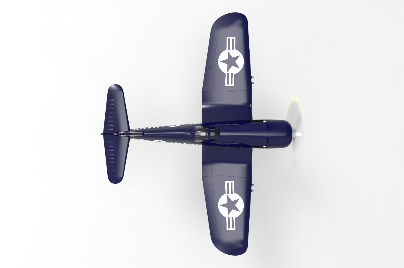 f4u-5n-corsair-vought CATIA STP IGS飞机