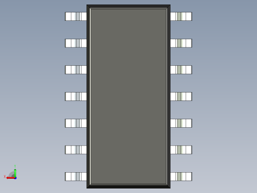 106x SOIC 封装（小外形集成电路）SOIC127P600X145-14N后视缩略图