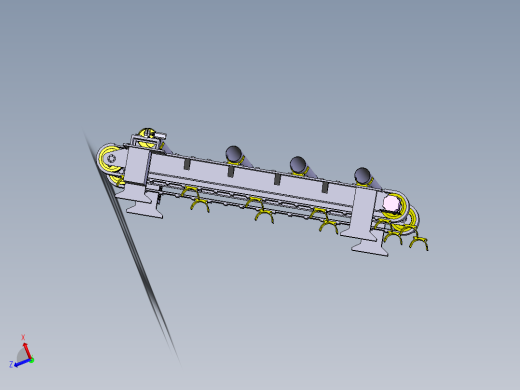 孔定位焊管传送装置