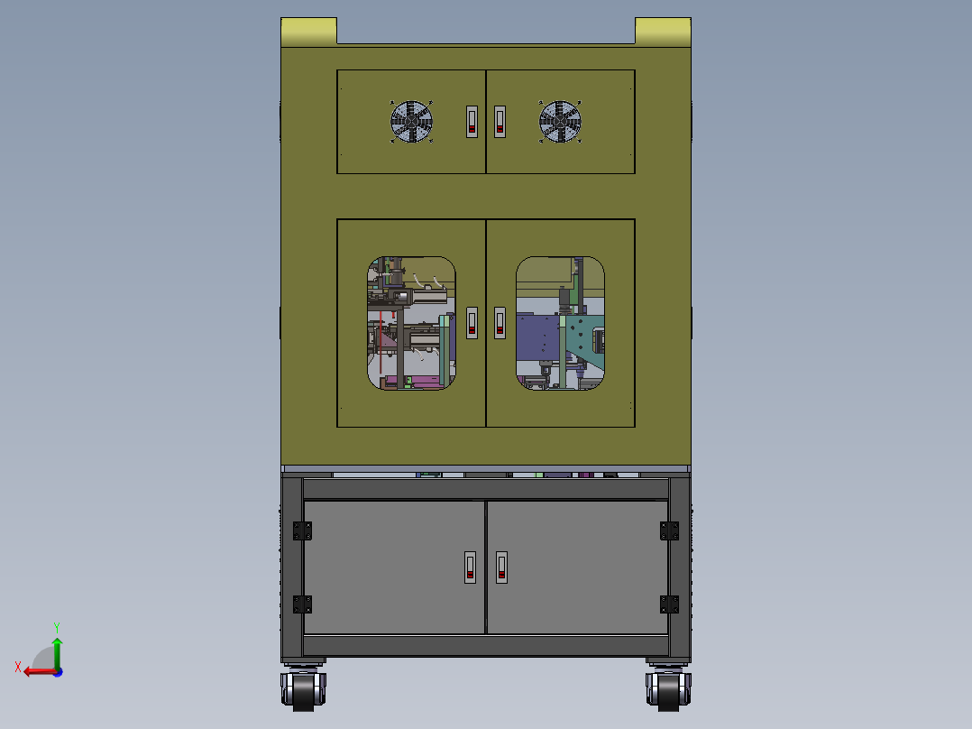 连接器自动点胶贴合设备sw15可编辑后视图