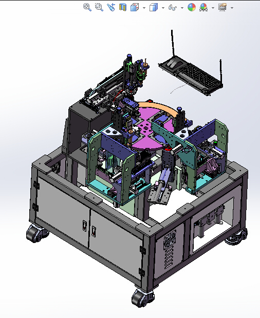 连接器自动点胶贴合设备sw15可编辑