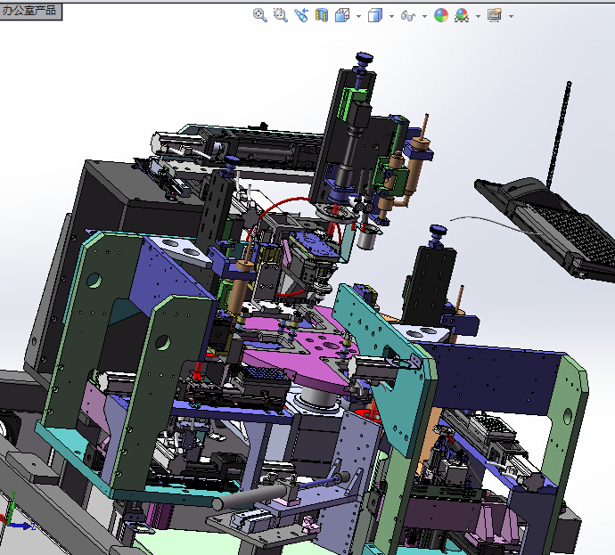 连接器自动点胶贴合设备sw15可编辑