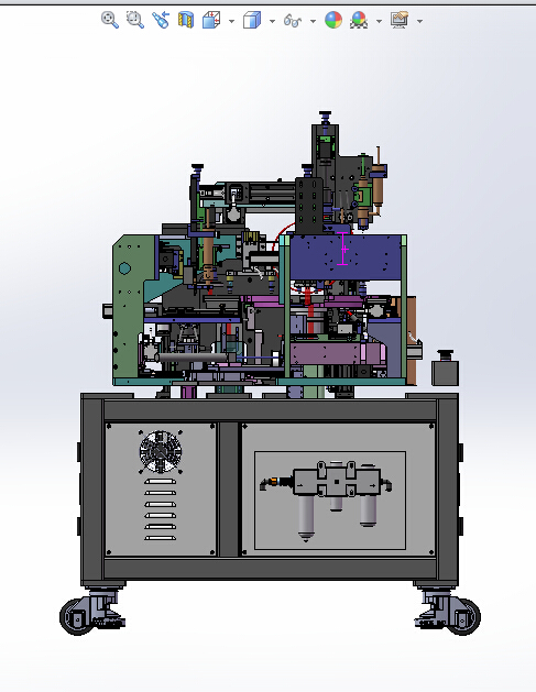 连接器自动点胶贴合设备sw15可编辑