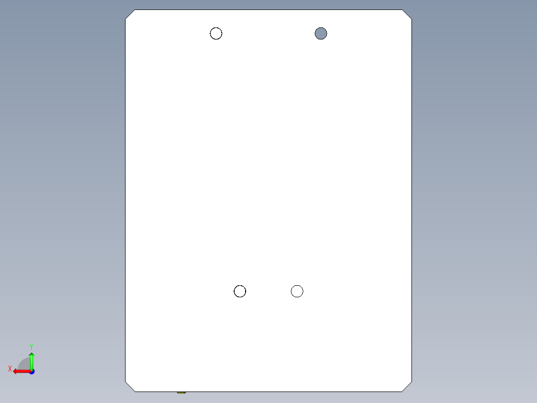 供电夹具后视图