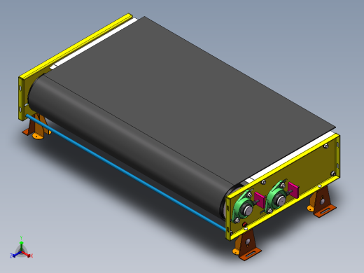 solidworks 皮带线一部分正等轴测缩略图