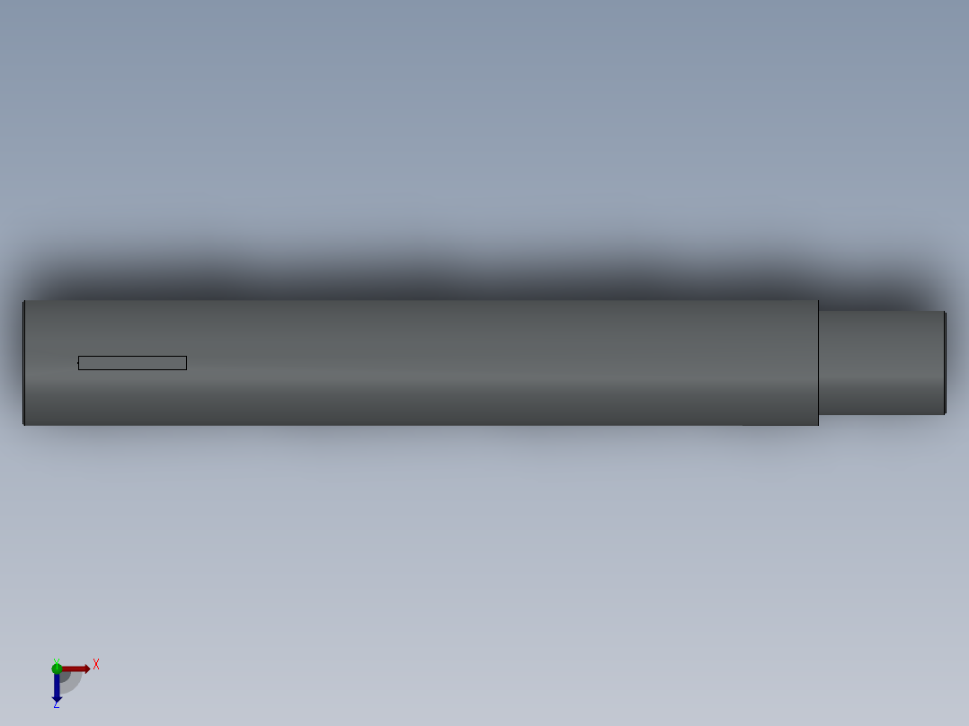 柯尔特 45 设计图纸俯视图