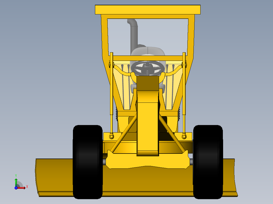 平地机、推土机、铲车（SW2014前视图