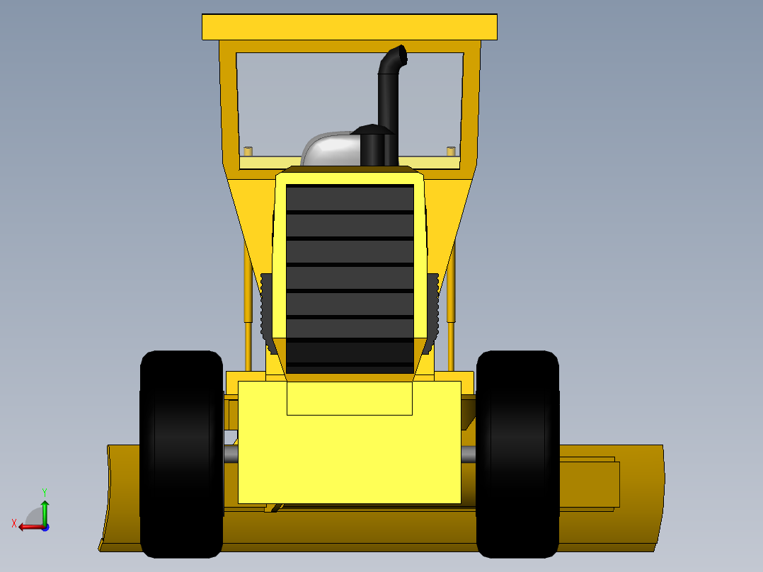 平地机、推土机、铲车（SW2014后视图