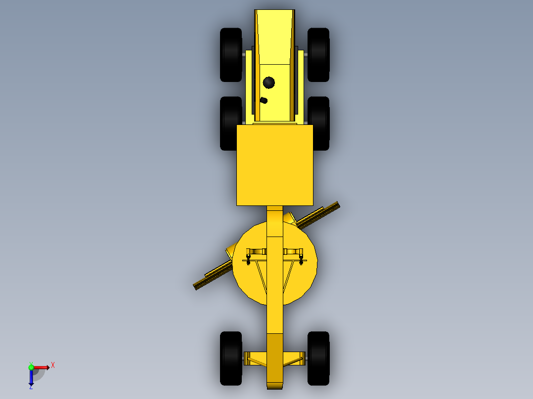 平地机、推土机、铲车（SW2014俯视图