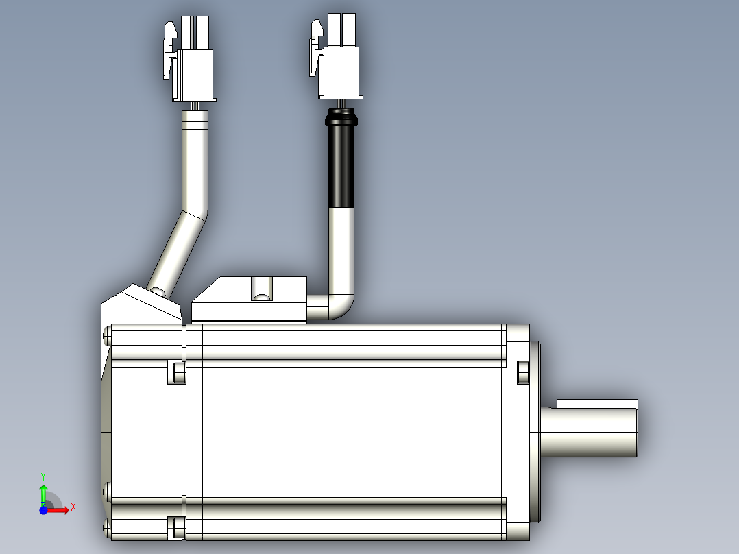 松下利器伺服400W电机前视图