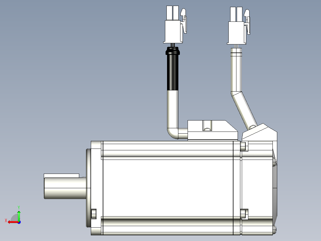 松下利器伺服400W电机后视图