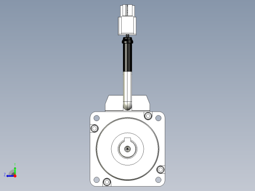 松下利器伺服400W电机右视缩略图