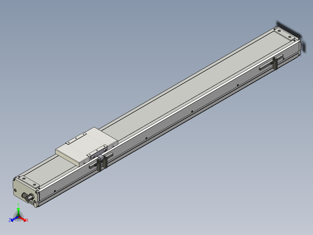 Toyo东佑达直线模组-ECH12-750-M主视图