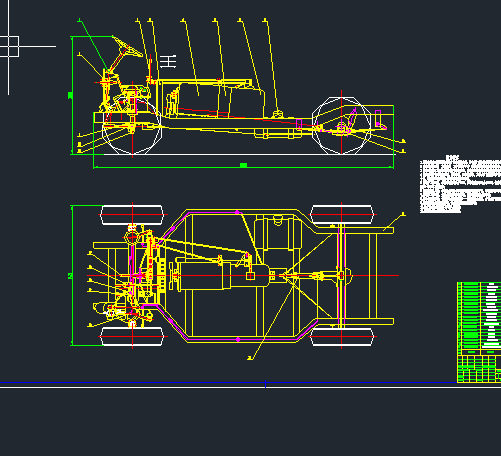 HDK640微型客车设计（总体、车架、制动系统设计）（有exb图+中英文翻译）缩略图