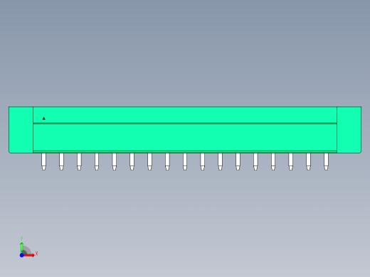 DEGSON 15EDG（公头） 3.5mm 螺钉锁紧，插拔式接线端子 FullPack-15EDGVM-3.5-17P-14-00AH前视缩略图
