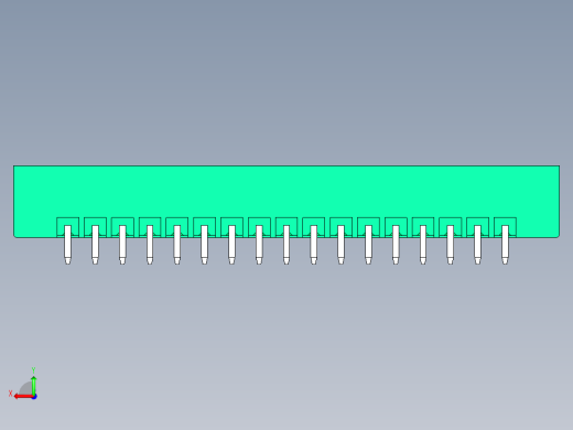 DEGSON 15EDG（公头） 3.5mm 螺钉锁紧，插拔式接线端子 FullPack-15EDGVM-3.5-17P-14-00AH后视缩略图
