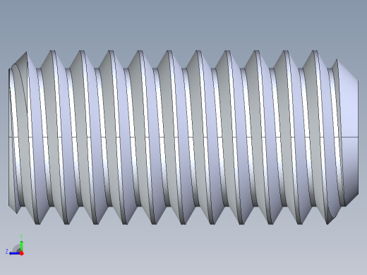 UNC 平头紧定螺钉-UNC SET SCREW 0.375 x0.750.STEP右视缩略图