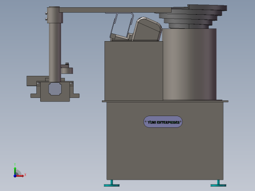 半导体电子行业振动盘设计前视缩略图