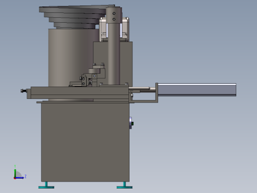 半导体电子行业振动盘设计左视缩略图