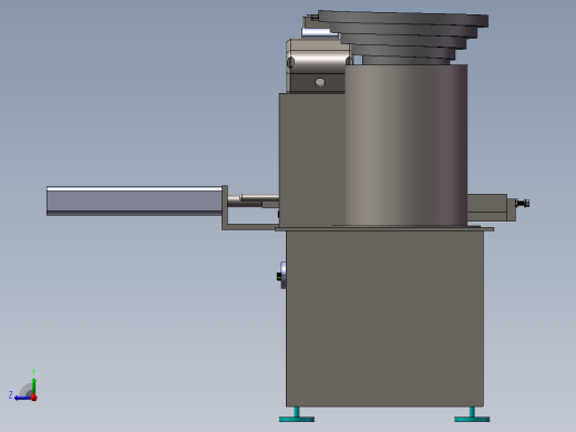 半导体电子行业振动盘设计右视缩略图