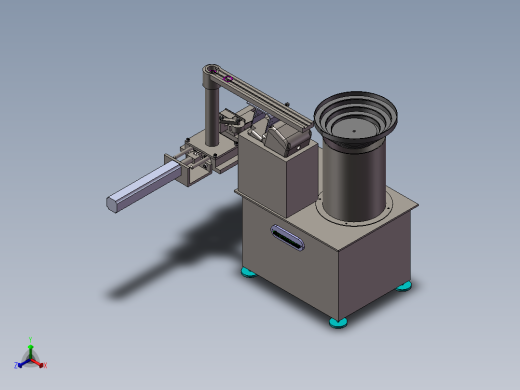 半导体电子行业振动盘设计正等轴测缩略图