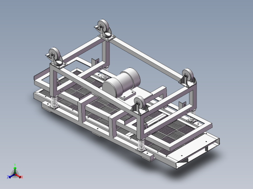震动分料装置正等轴测缩略图