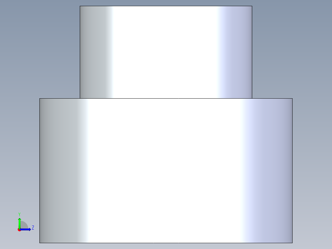 CPVC管件11-Sch80_ReducerCoupling_SxS_9829-291_2.5in x 1.5in左视图