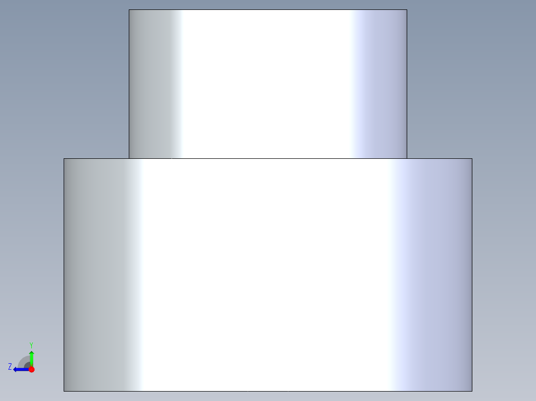 CPVC管件11-Sch80_ReducerCoupling_SxS_9829-291_2.5in x 1.5in右视图