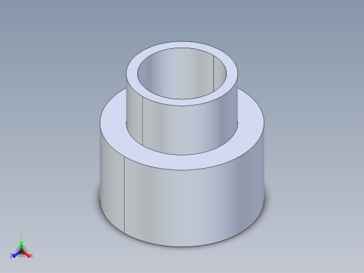 CPVC管件11-Sch80_ReducerCoupling_SxS_9829-291_2.5in x 1.5in正等轴测缩略图