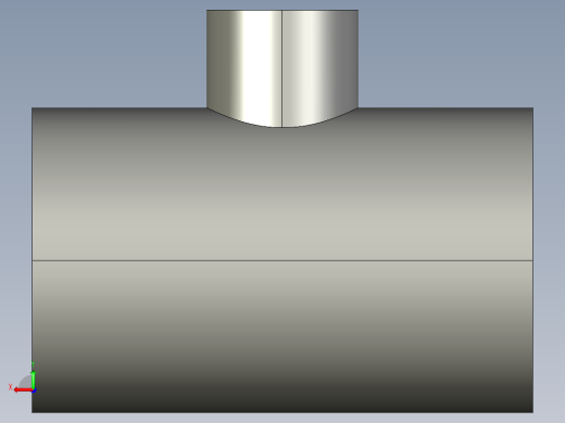 船舶管路系统SeaCor_Molded_ReducingTee_SxSxS_37J101209_1.5in x 0.5in后视缩略图
