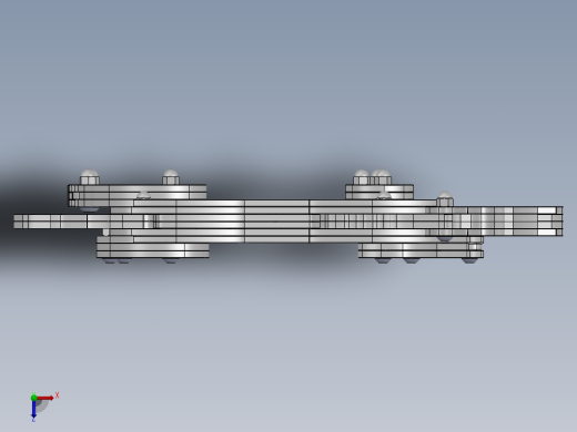激光下料拼图马AutoCAD, Parasolid, SOLIDWORKS 2016俯视缩略图