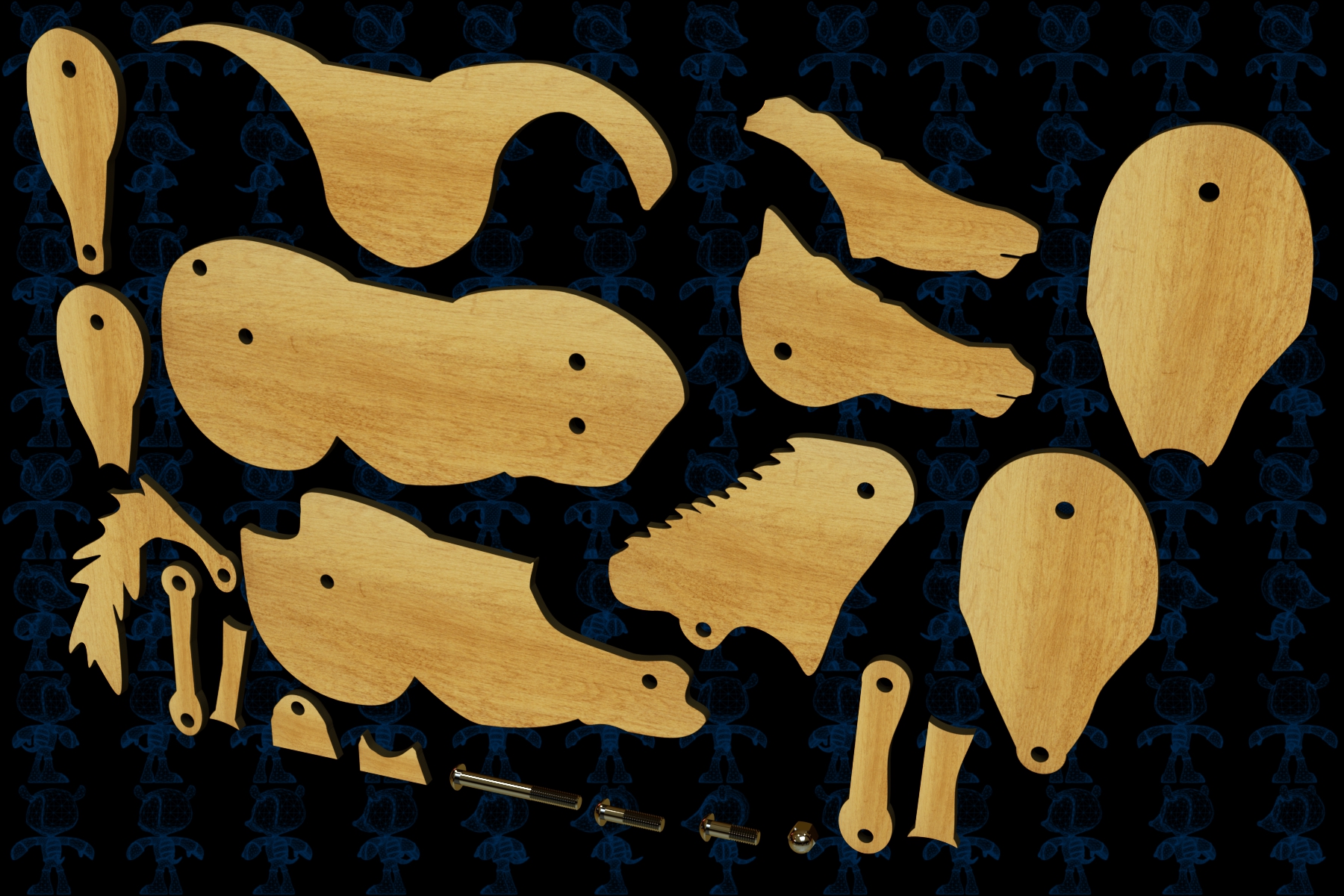 激光下料拼图马AutoCAD, Parasolid, SOLIDWORKS 2016