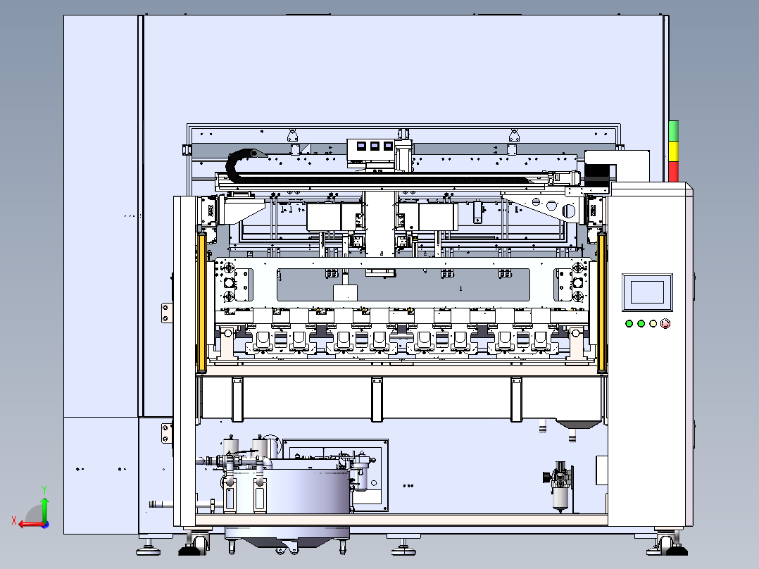 抛光机上下料设备sw19可编辑后视图